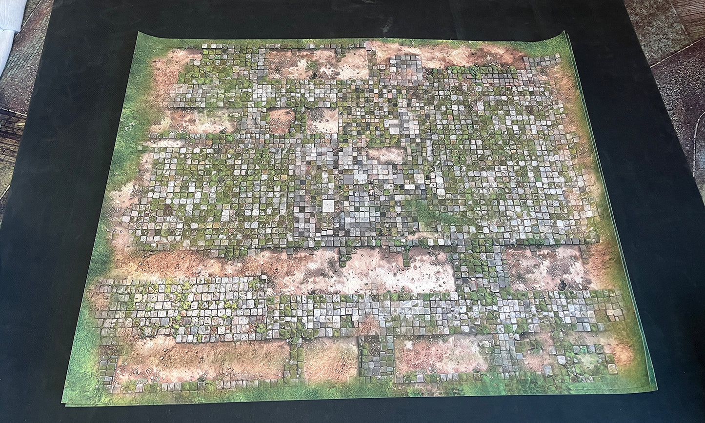 Ruined Cobblestone Battlemat 23x35 Vinyl