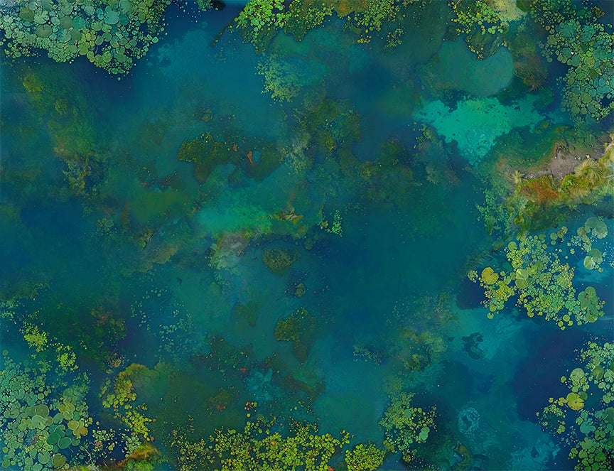 4 18x23 Swamp Mats on Canvas