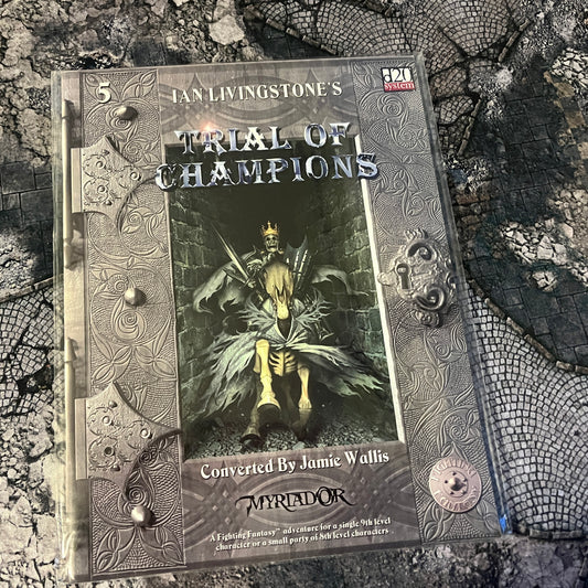 Ian Livingstone's Trial of Champions Module Converted by Jamie Wallis