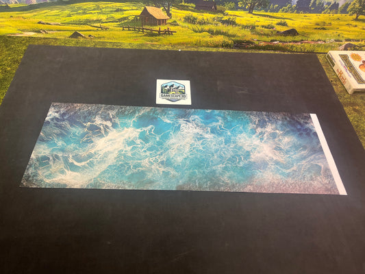 Narrow White Water River Mat