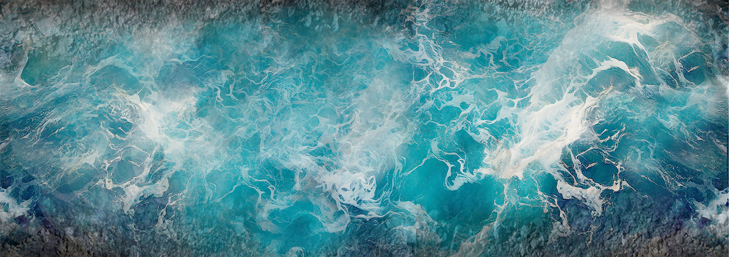 Narrow White Water River Mat