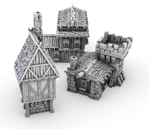 3D Printable Fantasy Buildings
