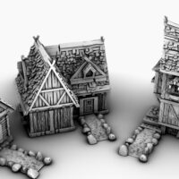 3d printable fantasy buildings